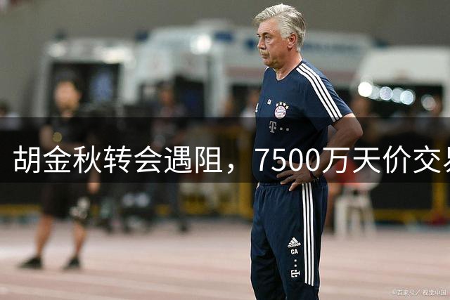胡金秋转会遇阻，7500万天价交易暂搁置